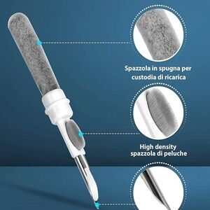 Earbud and other Electronics: 3 n 1 Small Parts Cleaner Pen